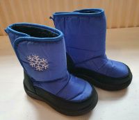 Winterstiefel blau Schneeflocke Größe 24 Niedersachsen - Westoverledingen Vorschau