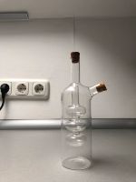 Glas Flasche für zwei Flüssigkeiten zB Öl und Essig Nordrhein-Westfalen - Voerde (Niederrhein) Vorschau