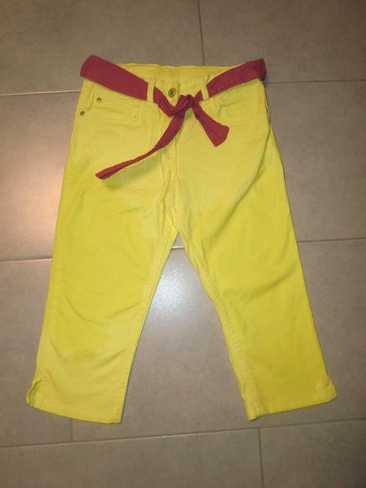 3/4 Mädchenhose im sonnigen Gelb zu verkaufen (Größe 164) *neu* in Walsrode