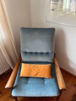 Midcentury Sessel türkis blau Bayern - Freising Vorschau