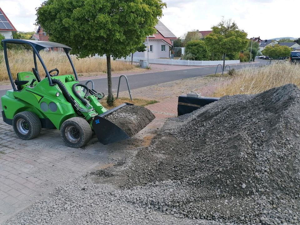 Minibagger Bagger Radlader Steinsäge Rüttelplatte zu vermieten in Gochsheim