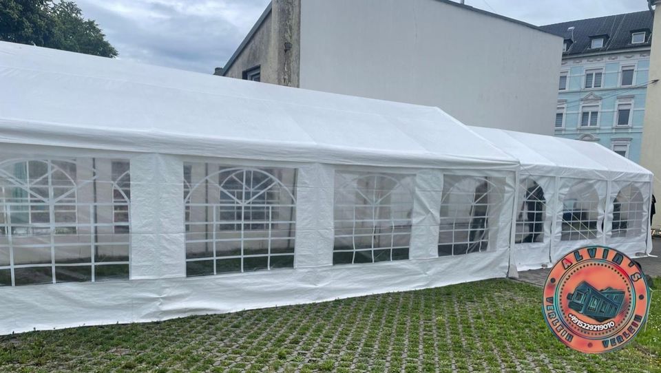 Verleihe Zelte Pavillon 4×8m & 3x6m (Heizstrahler verfügbar) in Hagen