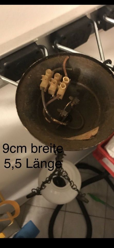 Hängelampe Kette Metall Glas in Königsbronn