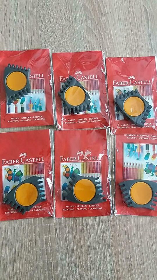 6xFaber Castell Ersatzfarbe Orange für Farbkasten Connector *NEU in Zweibrücken