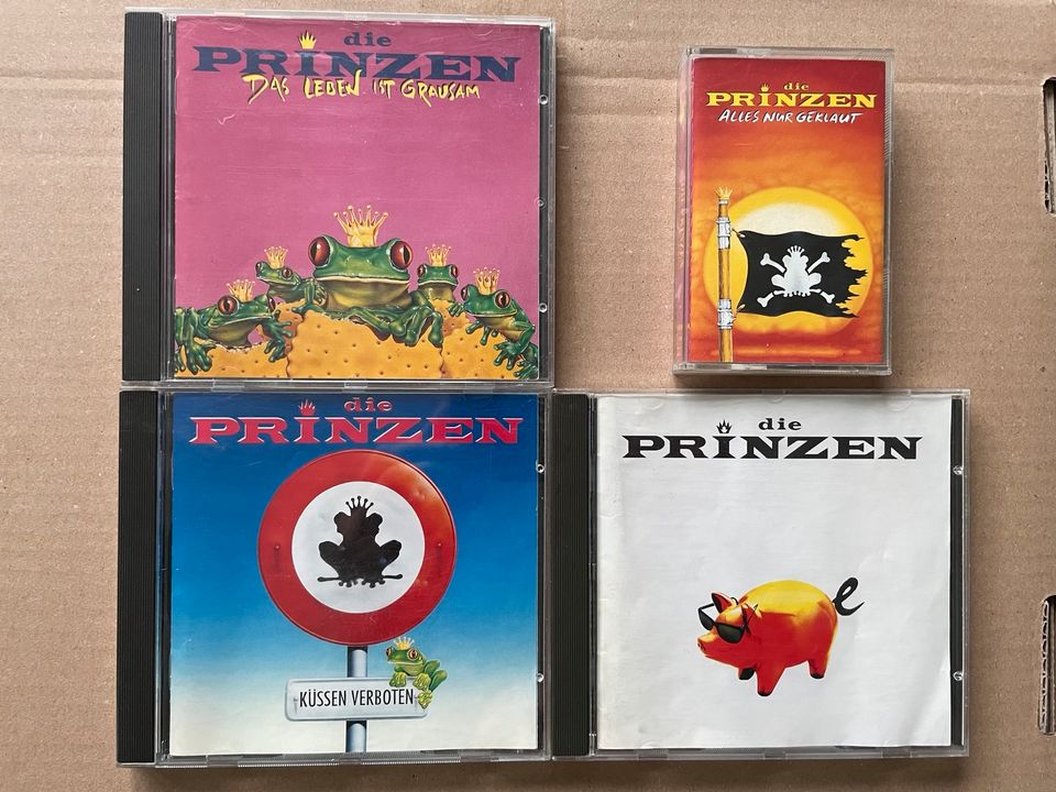 3 CDs u. Kassette von die Prinzen (Alles nur geklaut, etc) in Ronnenberg