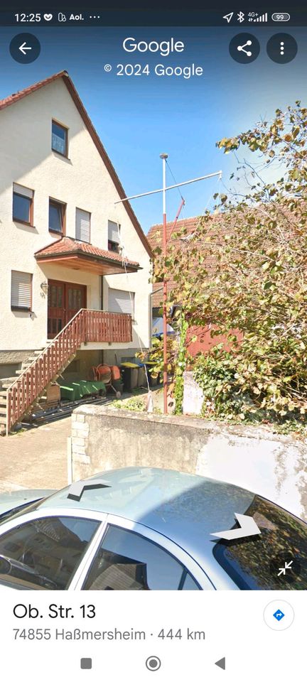 2 Familienhaus, Scheune,Dachterrasse, Garage , Garten / Bauplatz in Haßmersheim