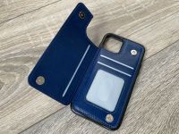 Apple IPhone 11 Pro  Blau Leder Case Anti Kratzer u. EC Karten Hessen - Hohenahr Vorschau