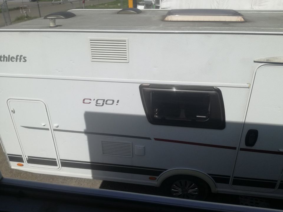 Dethleffs C'Go 495 QSK verkauf als Standwagen für Campingplatz in Karlsruhe
