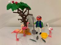 Playmobil Tierpfleger mit Flamingos Fischen Baum Nordrhein-Westfalen - Moers Vorschau