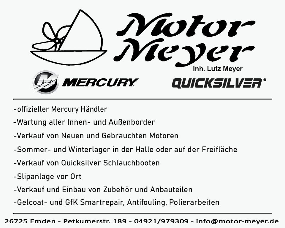 Angebot ! Mercury 15PS MH EFI - Sofort Verfügbar in Emden