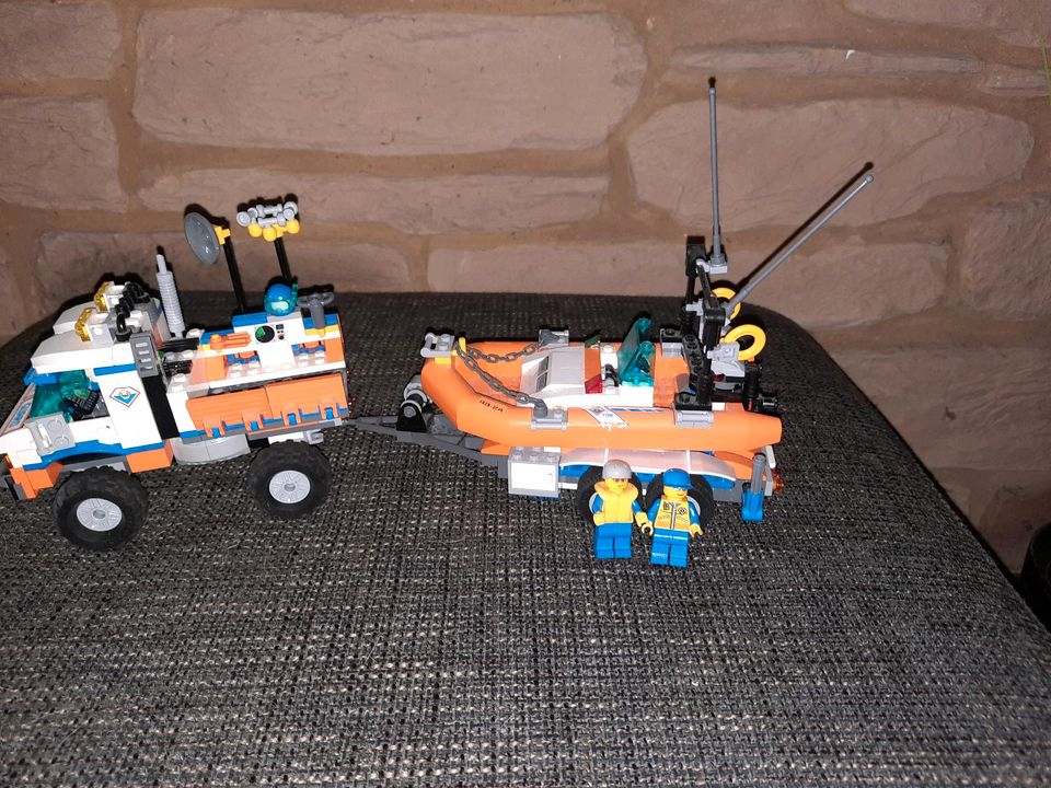 Lego 7726, Unimog der Küstenwache, komplett, wie neu in Tetenhusen