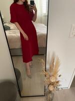 Midi Kleid in rot Baden-Württemberg - Bad Säckingen Vorschau