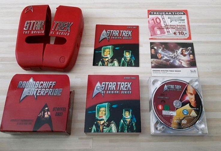 Star Trek Raumschiff Enterprise Staffel 1-3 Hartboxen 21 DVDs in Kiel