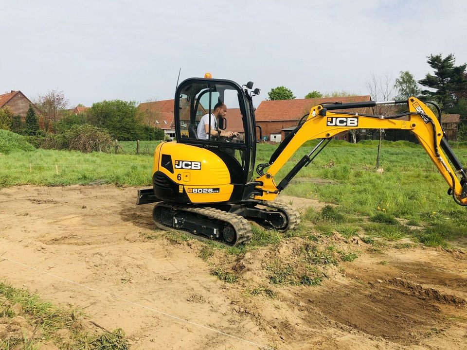 Minibagger Bagger mieten 3 Tonnen leihen vermieten Baumaschinenvermietung 2,7t in Bad Nenndorf