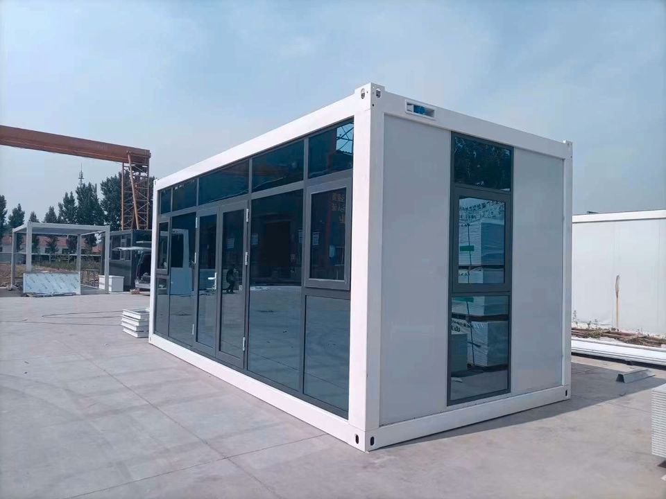 Bürocontainer | Verkaufscontainer | Showroom | Baucontainer | SOFORT VERFÜGBAR | MODEL SPECIAL GLAS 240 cm X 600cm in Hamm