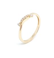 14 kt Gelbgold (585), Gold - Ring - 0.16 ct - Diamanten Bayern - Deggendorf Vorschau