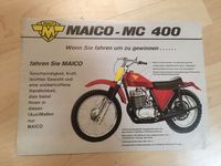 Maico MC400 Prospekt original Bayern - Ansbach Vorschau