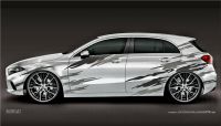 Autoaufkleber Designfolie Tuning Mercedes A B C E Klasse AMG c63 Düsseldorf - Flingern Nord Vorschau