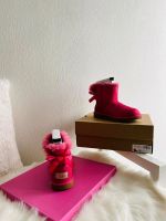 ❤ Ugg Bailey Bow Boots  ❤ Gr. 32 ❤ pink ❤ wie NEU Nordrhein-Westfalen - Hamminkeln Vorschau