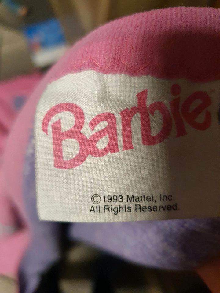 TOP Rarität Barbie Mattel Wolldecke Decke zweiseitig bedruckt in Weisenheim am Sand