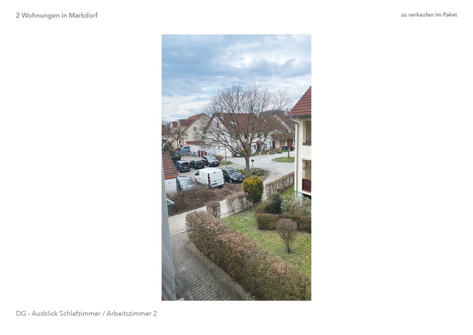 2 Wohnungen in Markdorf, 74 qm frei, 52 qm vermietet, im Paket in Markdorf