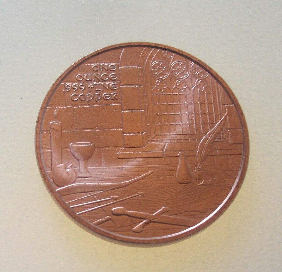 1 Unze 999 Kupfer Münze der Rattenfänger von Hameln in Hollenstedt