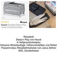 Reisebett Sleep‘n Play von Hauck + Matratze Niedersachsen - Ganderkesee Vorschau