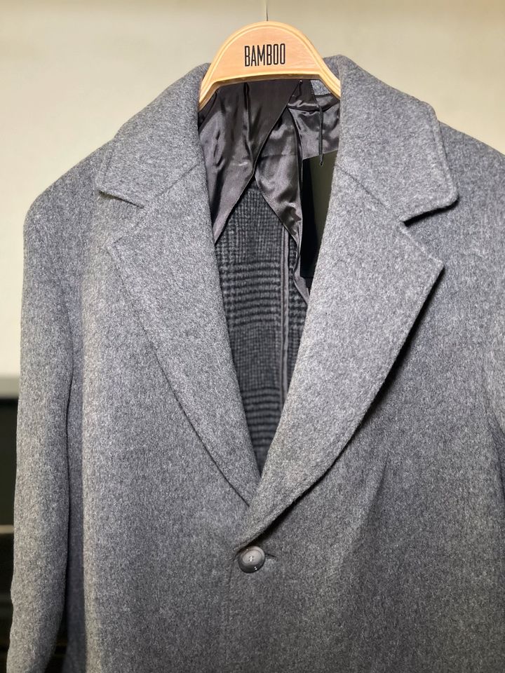 Hugo Boss Mantel • 48 • Grau • Wolle • Neu Mit Etikett in Karlsruhe