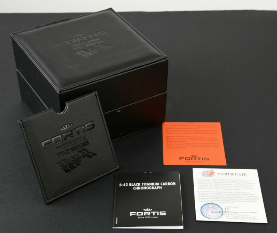FORTIS B42 628.28.71 K - BLACK Titan Chronograph Carbon Chrono in Nürnberg (Mittelfr)