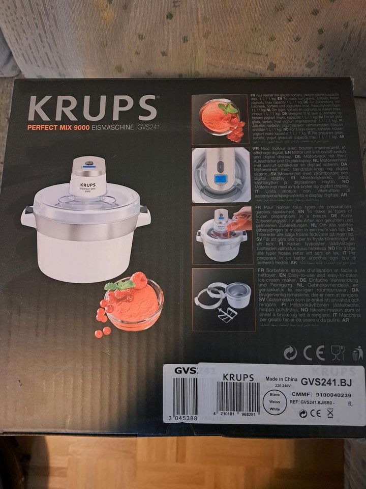 Eismaschine Krups Perfect Mix 9000 in Mahlberg