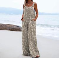 Neu Jumpsuit Overall Einteiler Latzhose beige greyge XL Bootcut Saarland - Spiesen-Elversberg Vorschau