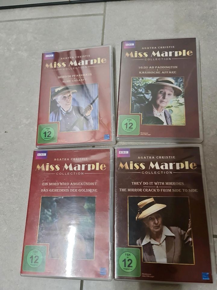Miss Marpel DVD Kollektion 4 Stück in Singen