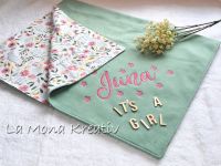 ❤️ Wunsch Babydecke Bettschlange Name personalisiert handmade, ab Niedersachsen - Lilienthal Vorschau