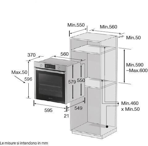 Samsung NV75A6579RS Dual Cook Ein­bau­back­ofen, 75 L, 1600 W, A+ in Hannover