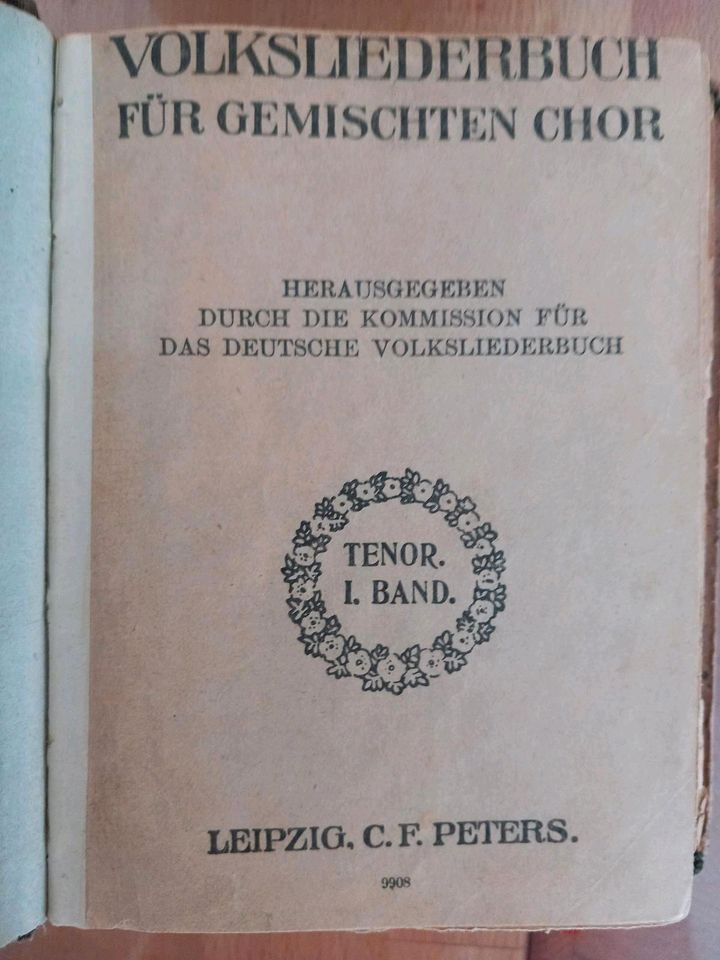Antiquität Alte geistliche Chorsätze, Gesangsbücher in Dortmund