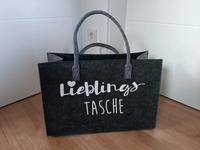 Filztasche, Lieblingstasche, Einkaufstasche, grau, NEU Bayern - Großheirath Vorschau