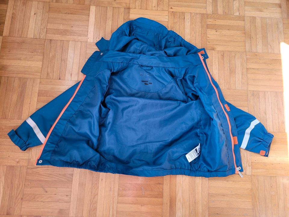 Größe 110/116, Regenjacke TCM Tchibo, blau orange in Rauenberg