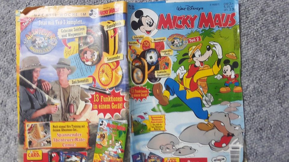 Micky Maus Hefte aus 1996 in Viersen