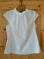 Comma Damen Bluse Kurzarm weiß Gr. 36 Damen Top schlicht Bayern - Würzburg Vorschau