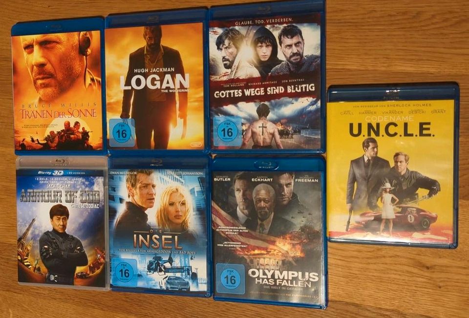 Blu-ray Sammlung: Actionfilme in Berlin