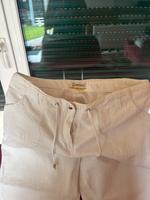 Leinenhose 3/4 weiß Sachsen-Anhalt - Schwanebeck Vorschau