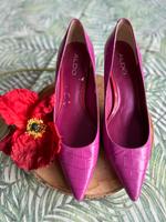 Elegante Damen Pumps High Heels Pink 38 Croko Optik Aldo Hessen - Gießen Vorschau