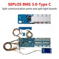 Seplos BMS 3.0 48V 16S 200A LiFePO4 DIY Akkus, Display, USB, BT Niedersachsen - Bergen Vorschau