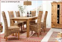 Geflechtstühle für ein mediterranes Esszimmer, Teak, Rattan Stuhl Dortmund - Hörde Vorschau