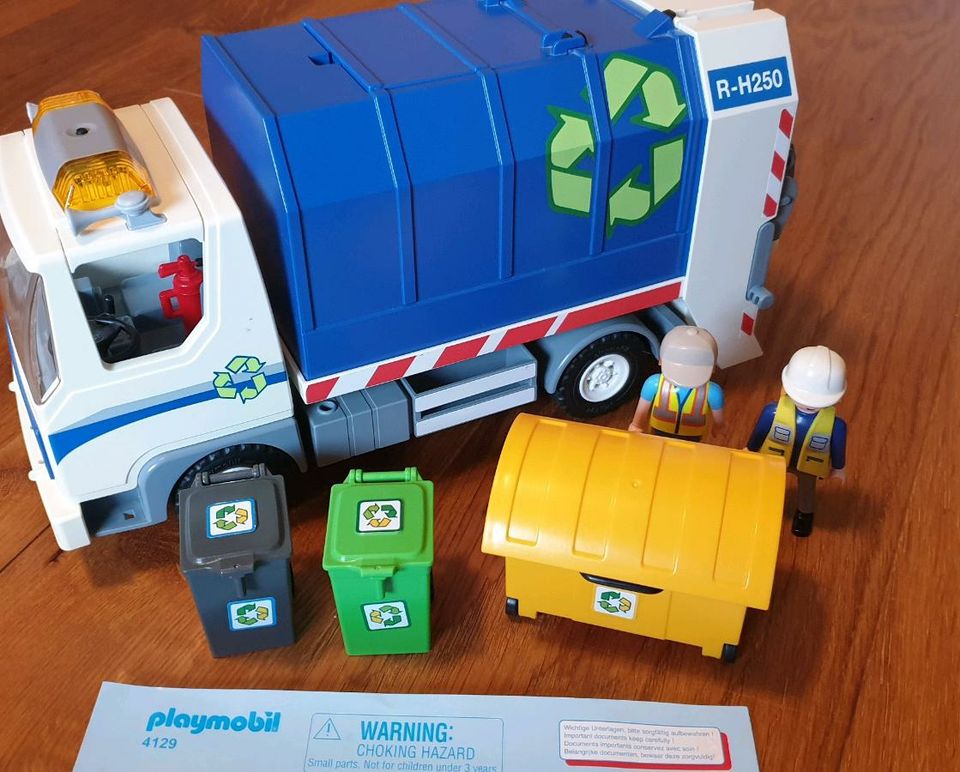 Playmobil 4129 Müllwagen Müllabfuhr in Hohenroda
