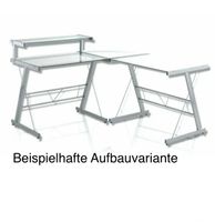 Schreibtisch (Eckschreibtisch) Aluminium / Glas Nordrhein-Westfalen - Hennef (Sieg) Vorschau