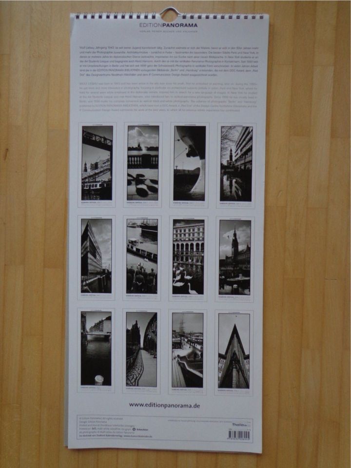 Kalender, schwarz-weiß, Hamburg Vertical, 2008 in Karben