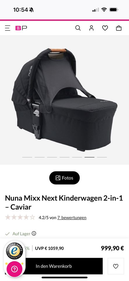 Nuna mixx next Kinderwagen - CAVIAR Komplettset in Schwelm