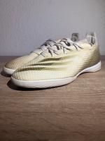 Adidas X Ghosted Hallenschuhe in Weiß/Gold Bayern - Dorfen Vorschau