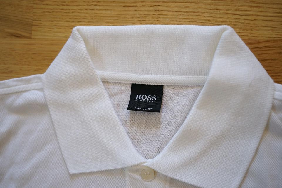 Hugo Boss Poloshirt Gr XL weiß in Gießen